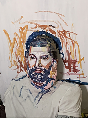 ציור פנים של אסף גרניט על ידי אנה קוגן